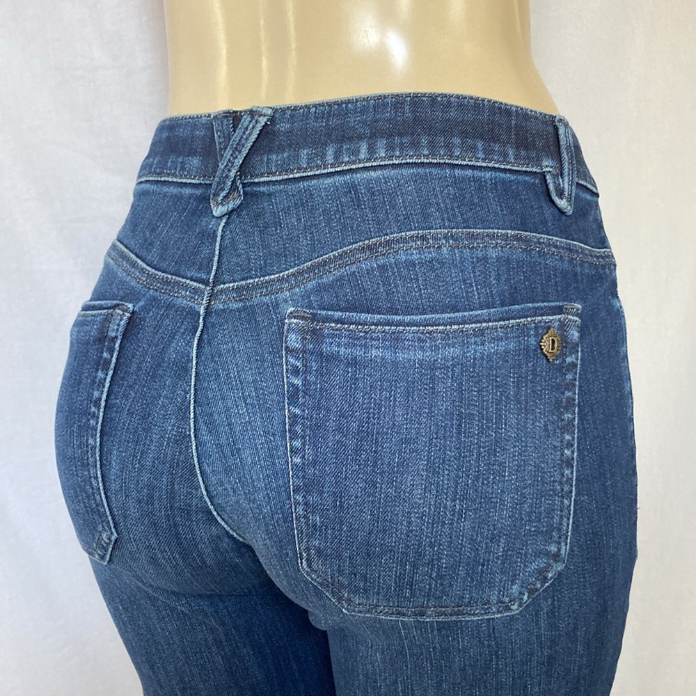 DEMOCRACY Jeans Women’s Tummy Control Size 6 Cuff Frayed Hems Skinny Leg NWOT